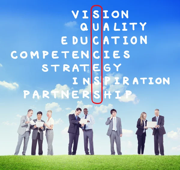 Strategie visie Concept — Stockfoto