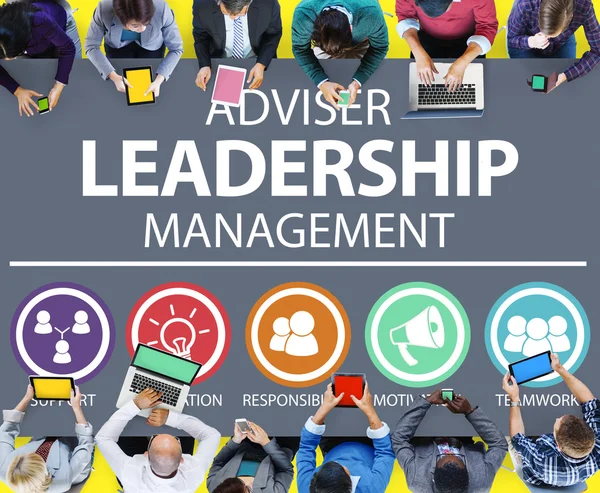 Consigliere Leadership Management Concept — Foto Stock