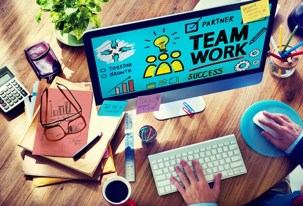 Team Teamwork Concept — Stockfoto