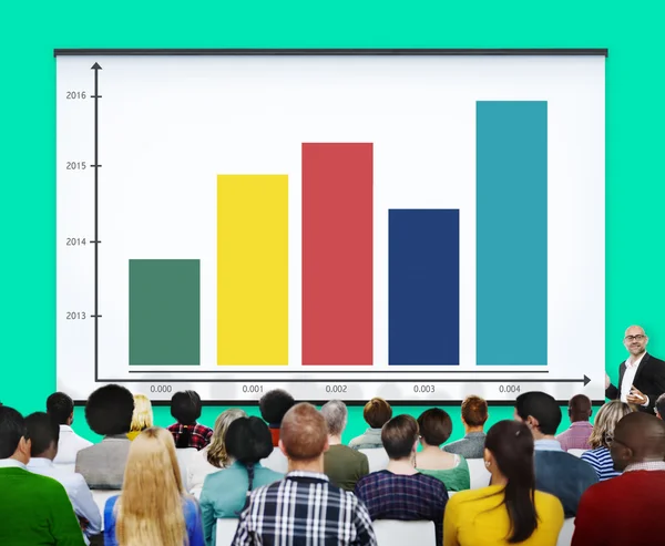 Concepto de análisis gráfico de barras —  Fotos de Stock