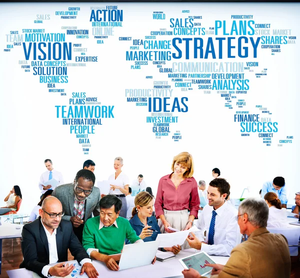 Strategy Action Vision Ideas Concept — Stock Photo, Image