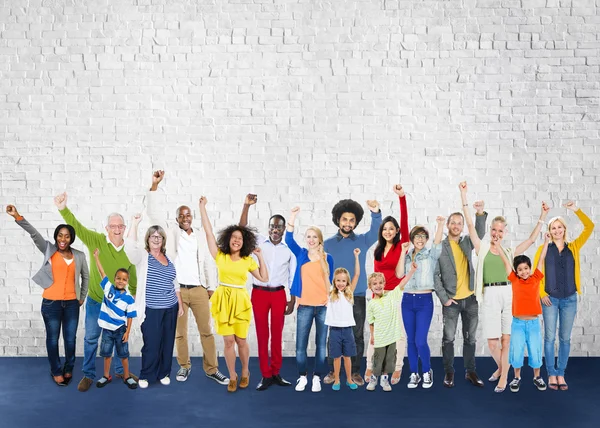 Gruppe von Diversity-Menschen — Stockfoto