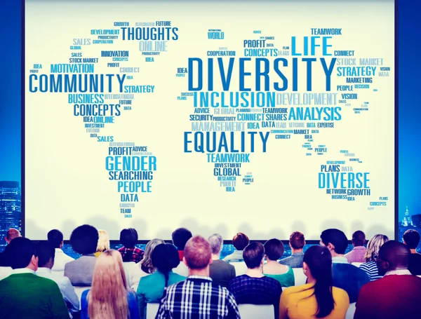 Diversidad Concepto de reunión comunitaria — Foto de Stock