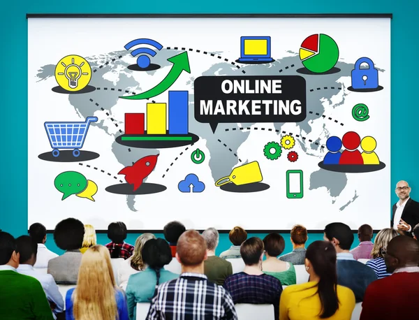 Concepto de Marketing Online —  Fotos de Stock