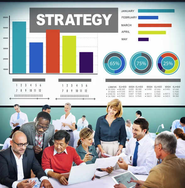 Piano strategico Marketing Concetto di innovazione — Foto Stock