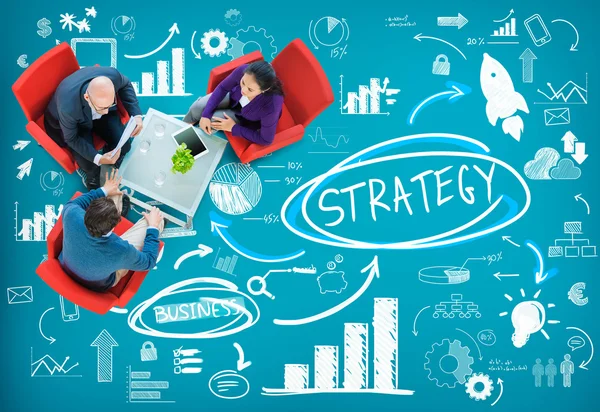 Plan Estratégico Marketing Concepto de Innovación — Foto de Stock