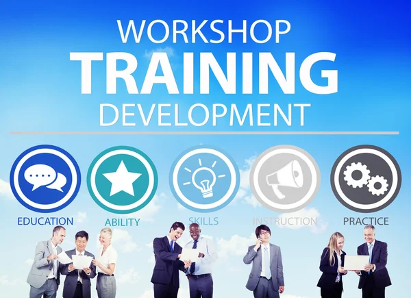 Workshop Concetto di sviluppo della formazione — Foto Stock