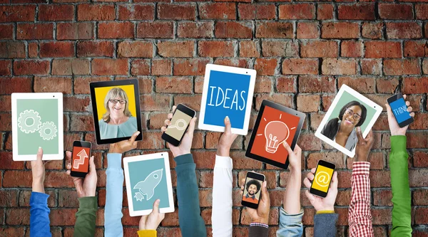 Digital Devices Creativity Tactic Ideas Concept — Stock Photo, Image