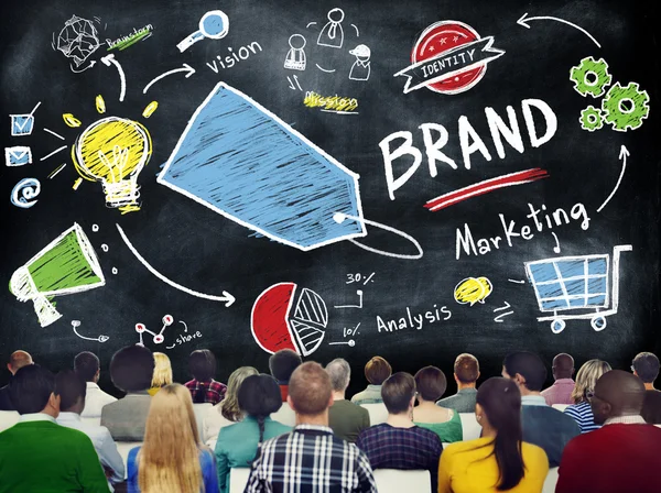 Audience Marketing Brand Concept — Stock Photo, Image