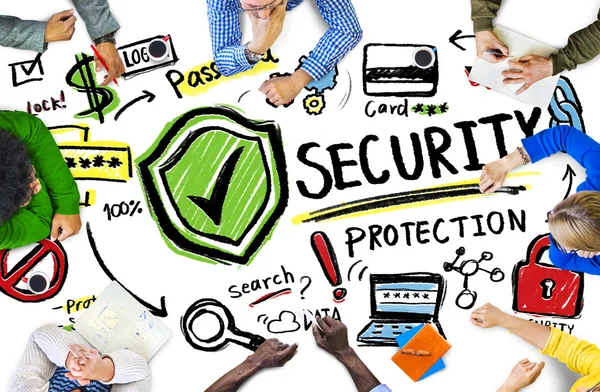 Debate Protección de la seguridad — Foto de Stock