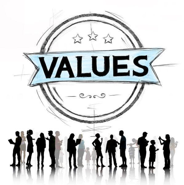 Силуэты деловых людей
