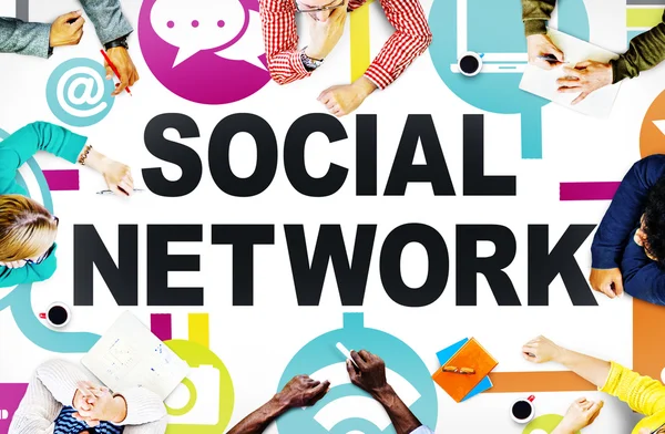 Concepto de red social — Foto de Stock