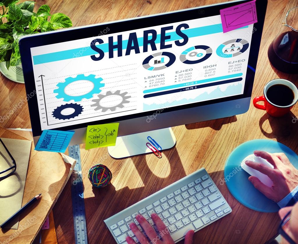 Shares Sharing Asset Contribution Dividend Concept