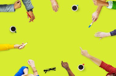 İnsanlar Toplantı Tartışma takım kavramı