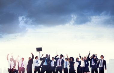 İş adamları ile çalışma fikirler