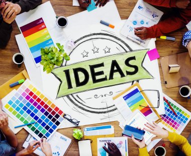 Ideas Vision Creative Mission Concept clipart