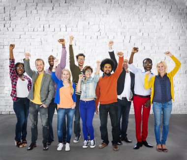 Diverse Ethnic people and Unity Variation Concept