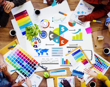 Grup insanlar ve küresel finans iş ekonomi