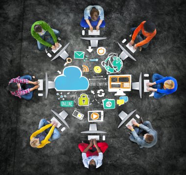 çeşitlilik sıradan insanlar ve bulut bilgisayar iletişim