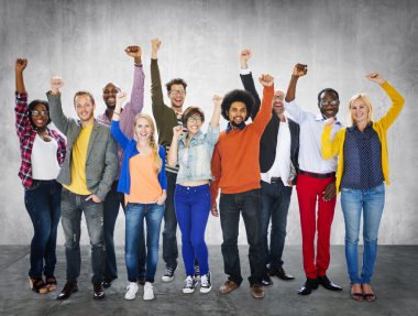 Diverse Ethnic people and Unity Variation Concept