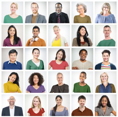 Diversity Group of People Concept clipart