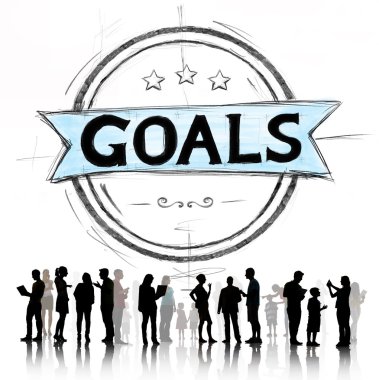 İş grubunun siluetleri