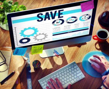 Save Saving Accounting Financial Banking Concept