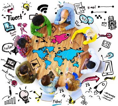 Global Communications Concept clipart