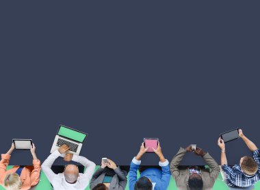 Toplantı iletişim teknoloji kavramı