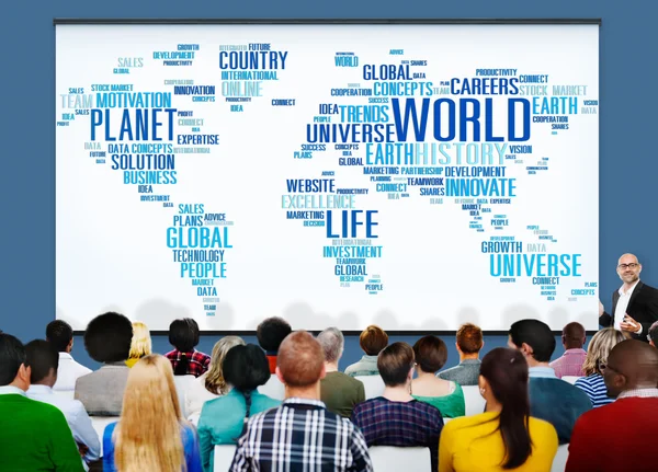 Wereld globalisering Concept — Stockfoto