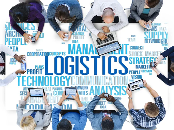 Concepto de gestión logística — Foto de Stock