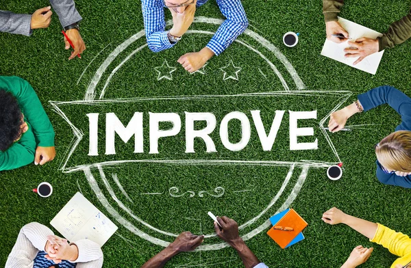 Innovations-Motivationskonzept verbessern — Stockfoto