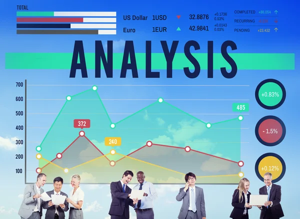 분석 마케팅 사업 개념 — 스톡 사진