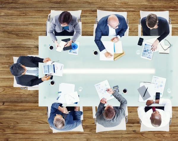 Empresários a ter uma reunião — Fotografia de Stock