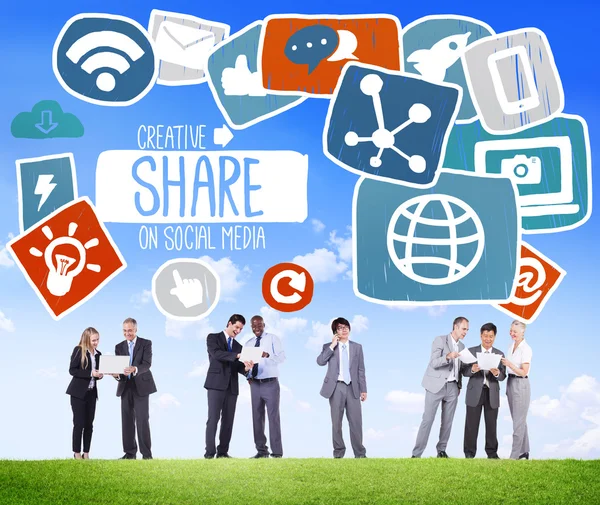 Social Media Networking Concept — Stock Photo, Image