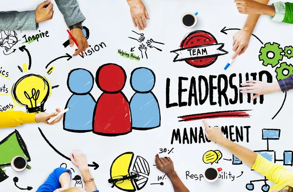 Diversità gruppo di persone e Leadership Management Comunicazione — Foto Stock