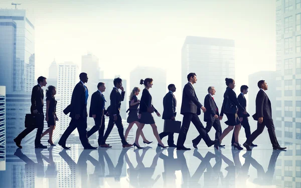 Business people in Urban Scene Concept — Stock Photo, Image