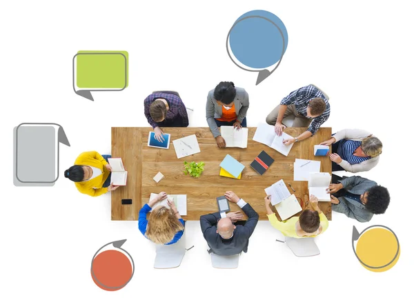 Teamwork kommunikation möte koncept — Stockfoto