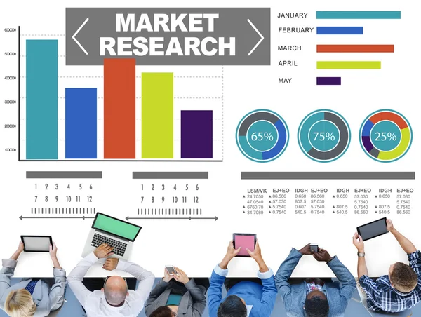 Concepto de Análisis de Mercado —  Fotos de Stock