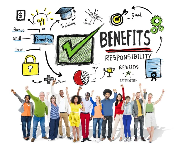 Benefits, Earning Income Concept — Stock Photo, Image