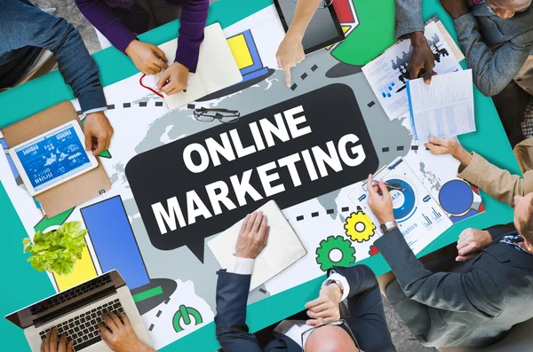 Conceito de Marketing Online — Fotografia de Stock