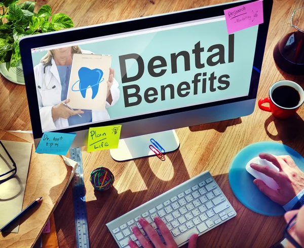 Piano dentale Benefici Concetto — Foto Stock