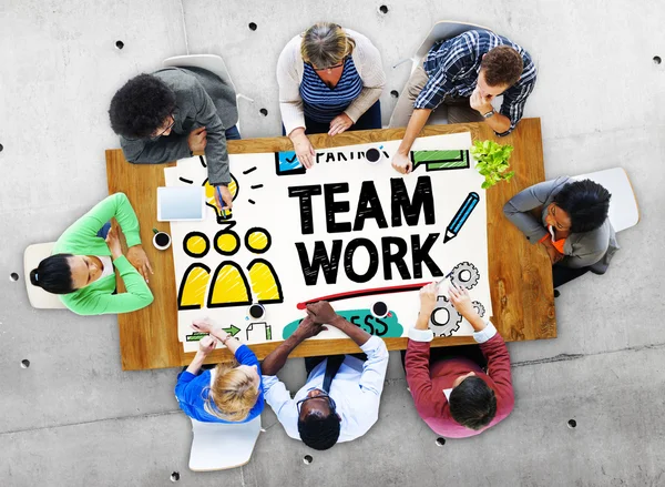 Equipo Concepto de trabajo en equipo — Foto de Stock