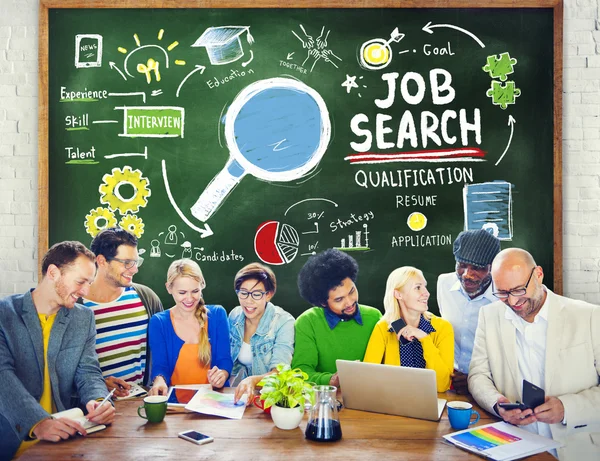 Job Search Planning Concept — Stock Photo, Image