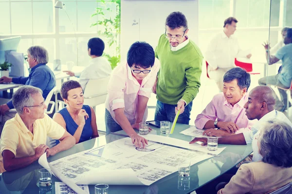 Business People discussing project — Stock Photo, Image