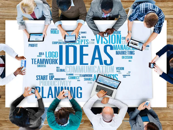 Ideas Innovación Creatividad Visión Concepto — Foto de Stock