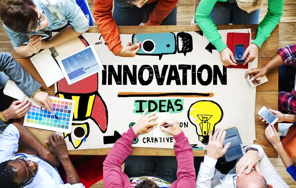 Concept du plan d'entreprise Innovation — Photo