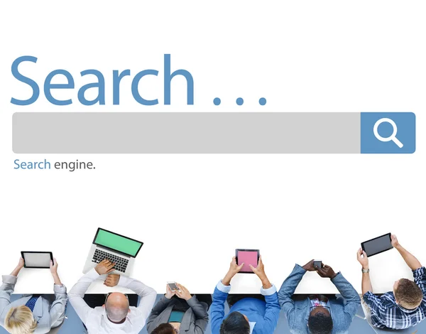 Rechercher Seo Concept Internet en ligne — Photo