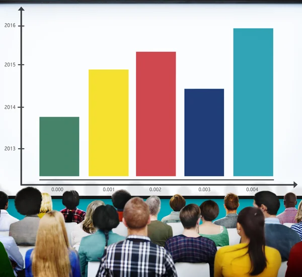 Balkendiagramm-Analysekonzept — Stockfoto