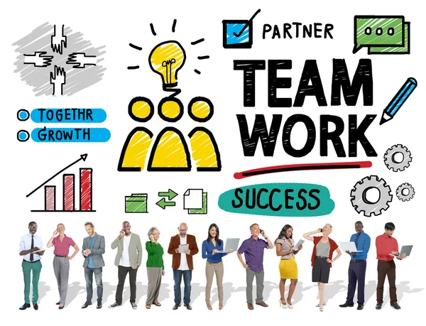 Confident Business team — Stock Photo, Image